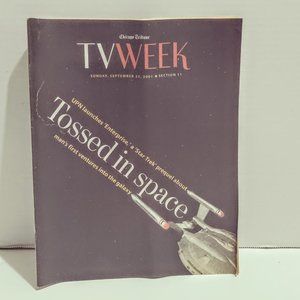 TV Week Chicago Tribune Sept 23 2001 Section II Tossed in Space
